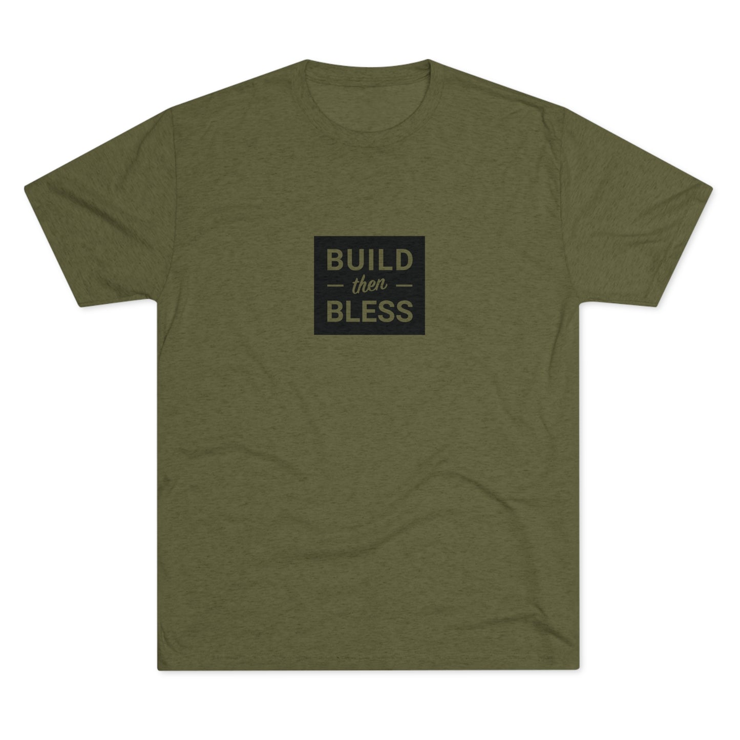 BTB Black Solid - Unisex Tri-Blend Crew Tee