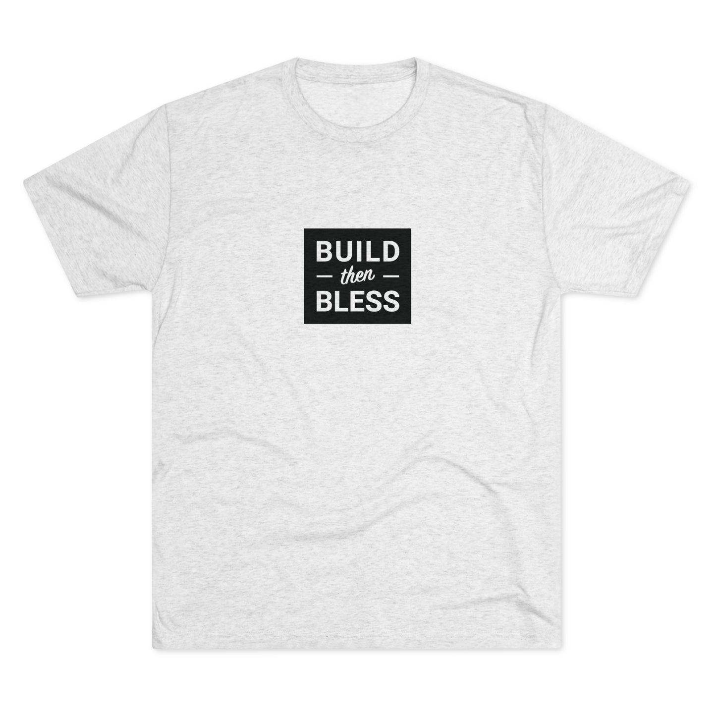 BTB Black Solid - Unisex Tri-Blend Crew Tee