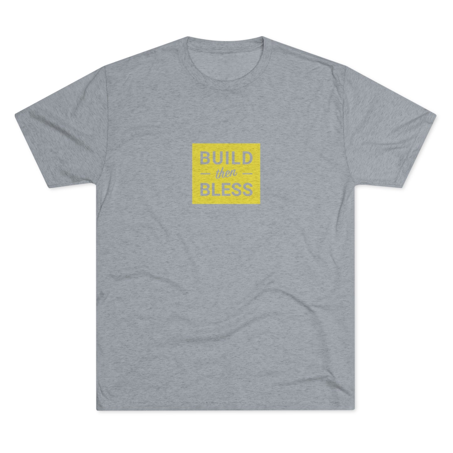 BTB Yellow Solid - Unisex Tri-Blend Crew Tee