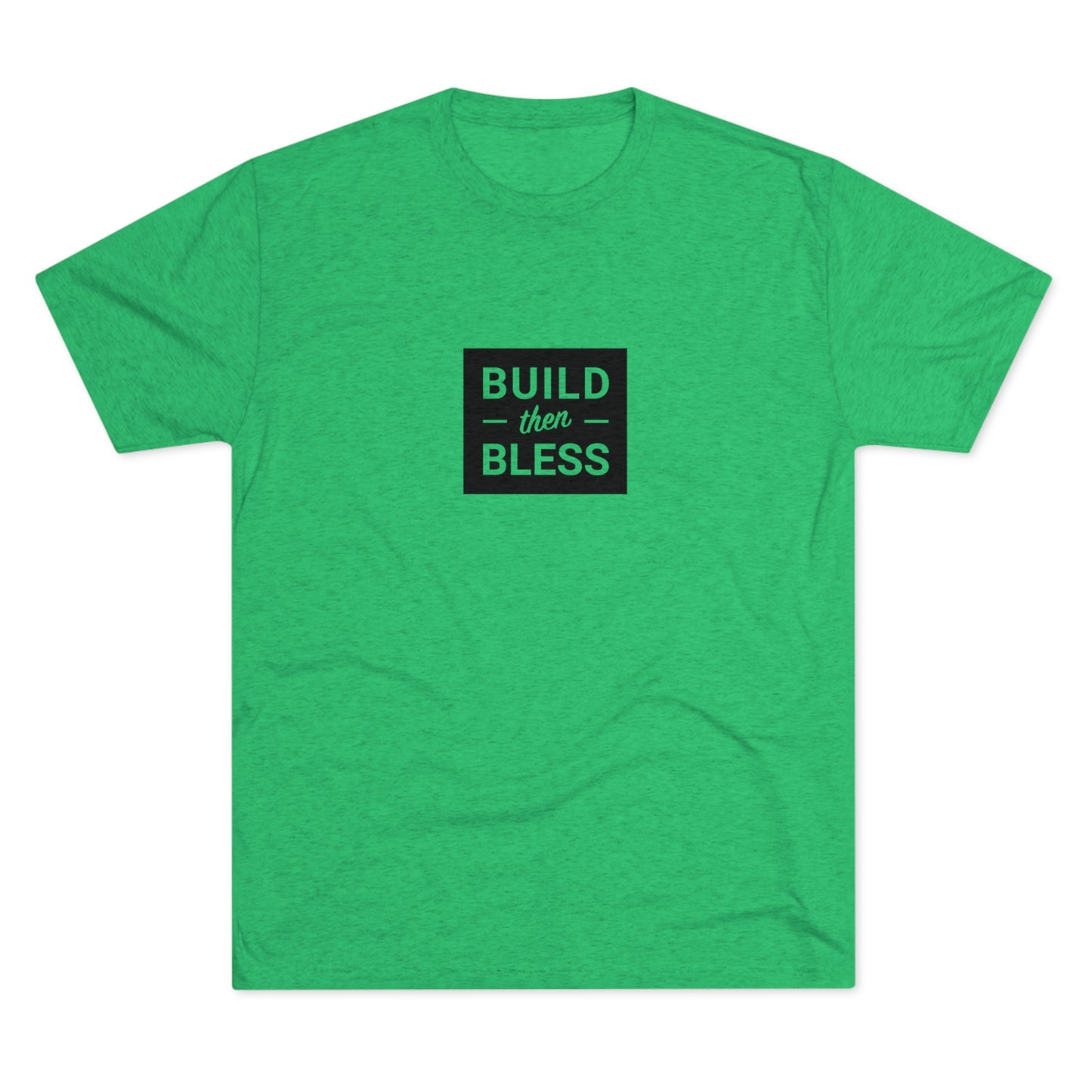 BTB Black Solid - Unisex Tri-Blend Crew Tee