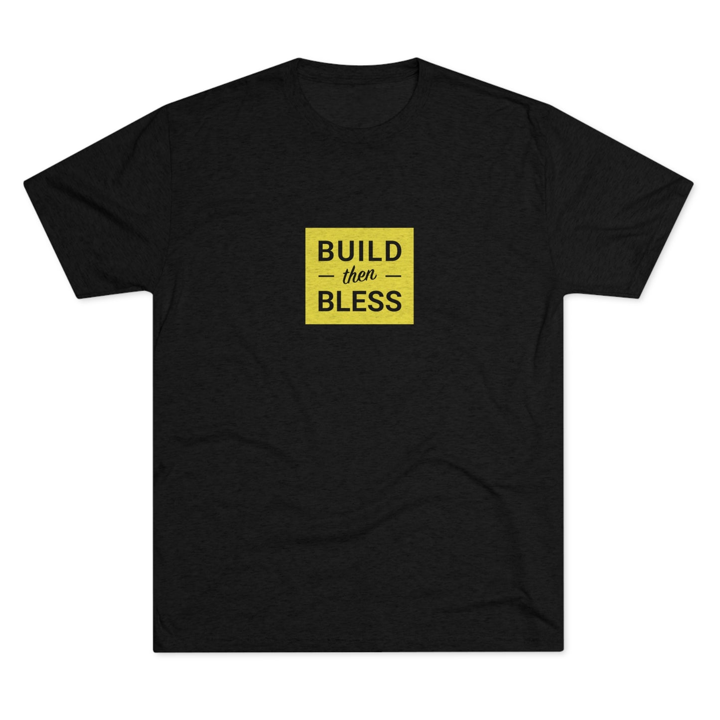 BTB Yellow Solid - Unisex Tri-Blend Crew Tee