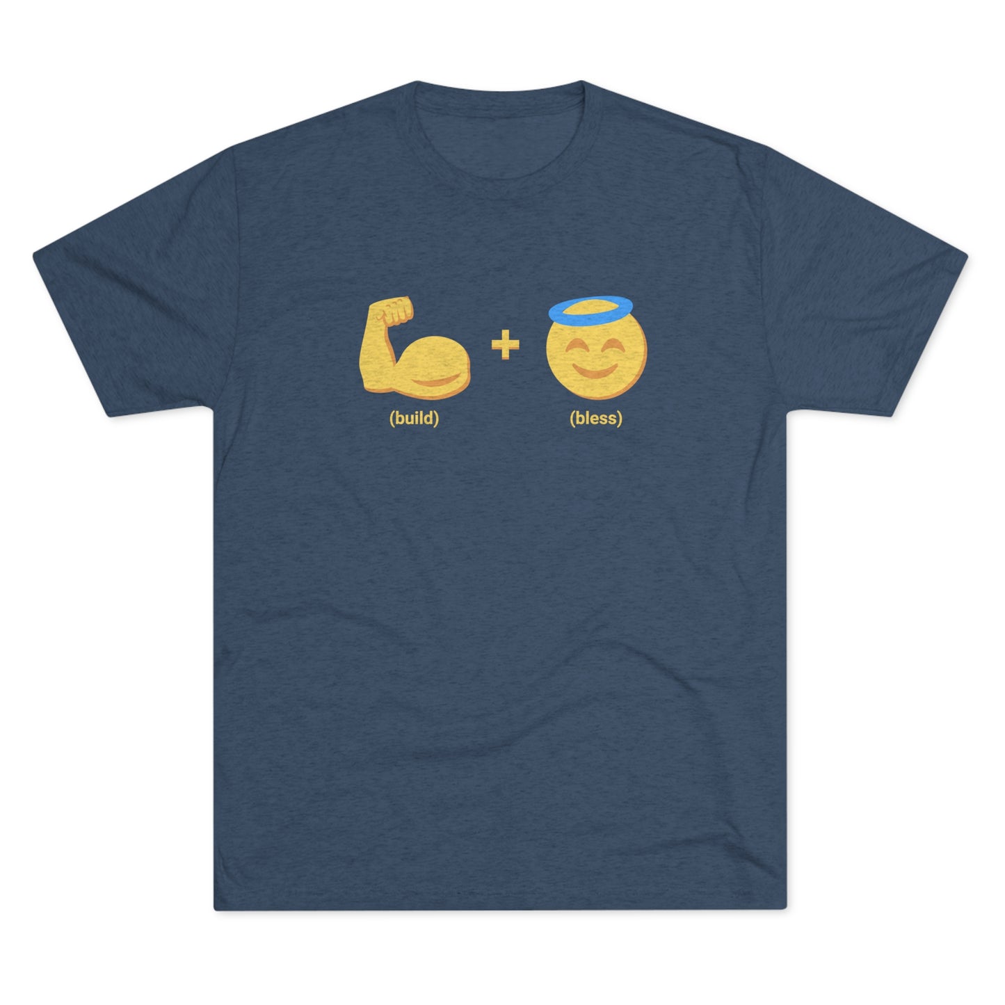 BTB Emoji - Unisex Tri-Blend Crew Tee