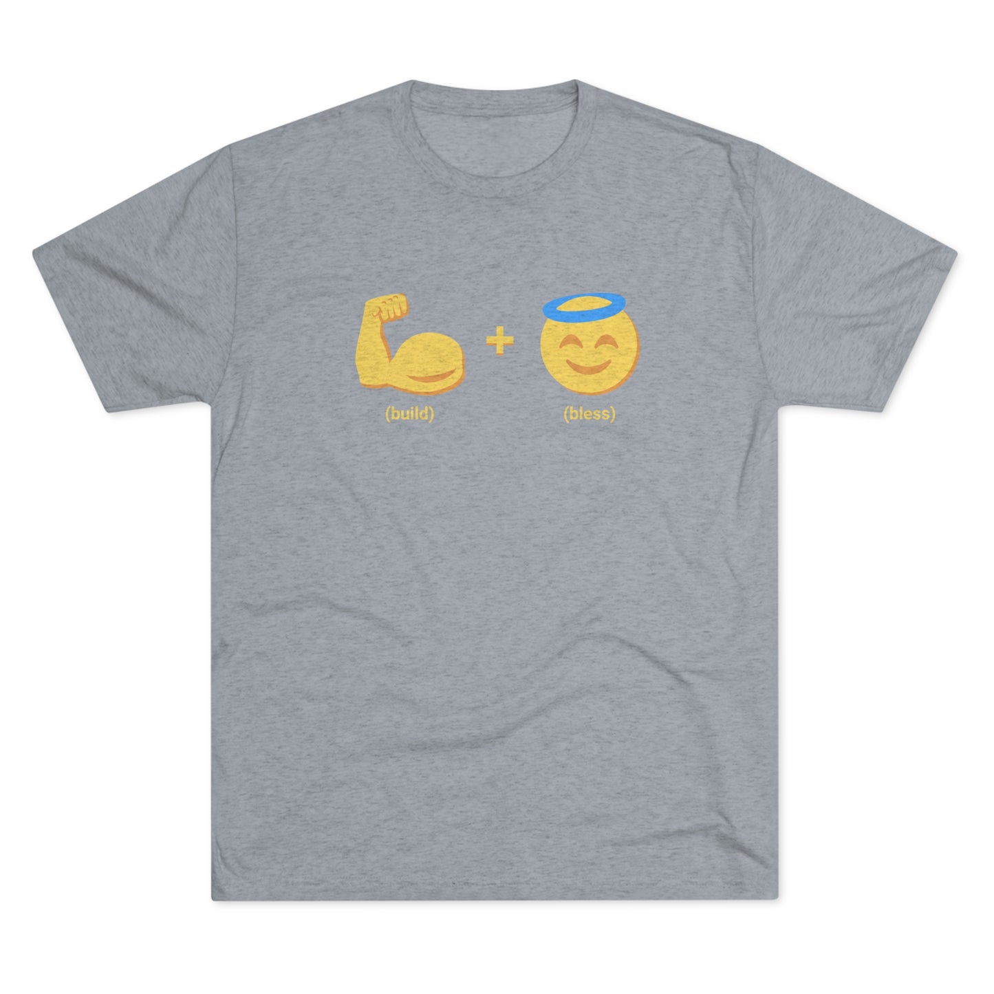 BTB Emoji - Unisex Tri-Blend Crew Tee