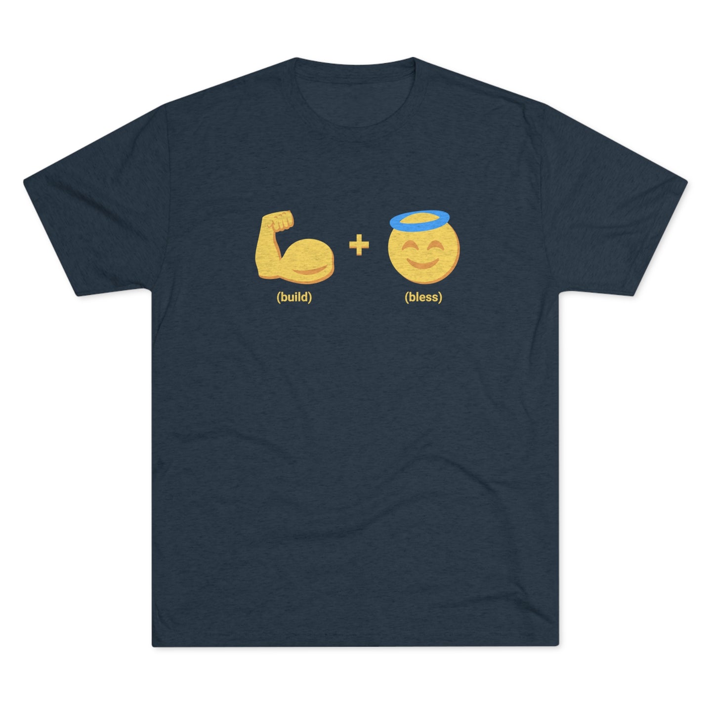 BTB Emoji - Unisex Tri-Blend Crew Tee