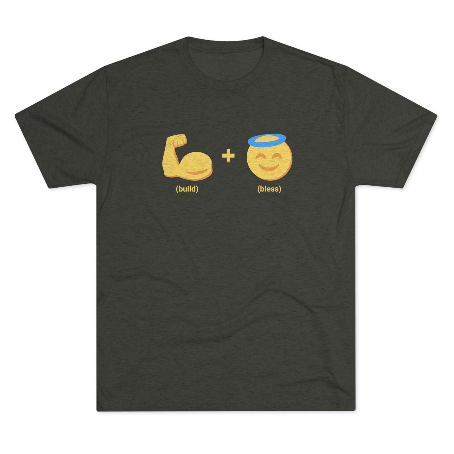 BTB Emoji - Unisex Tri-Blend Crew Tee