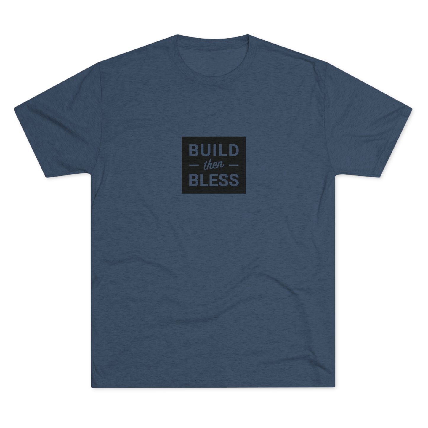 BTB Black Solid - Unisex Tri-Blend Crew Tee