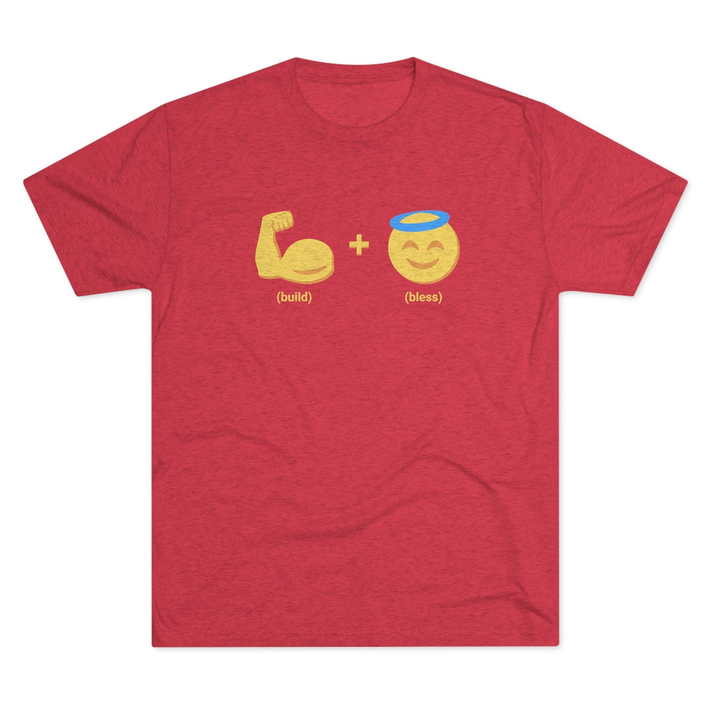 BTB Emoji - Unisex Tri-Blend Crew Tee