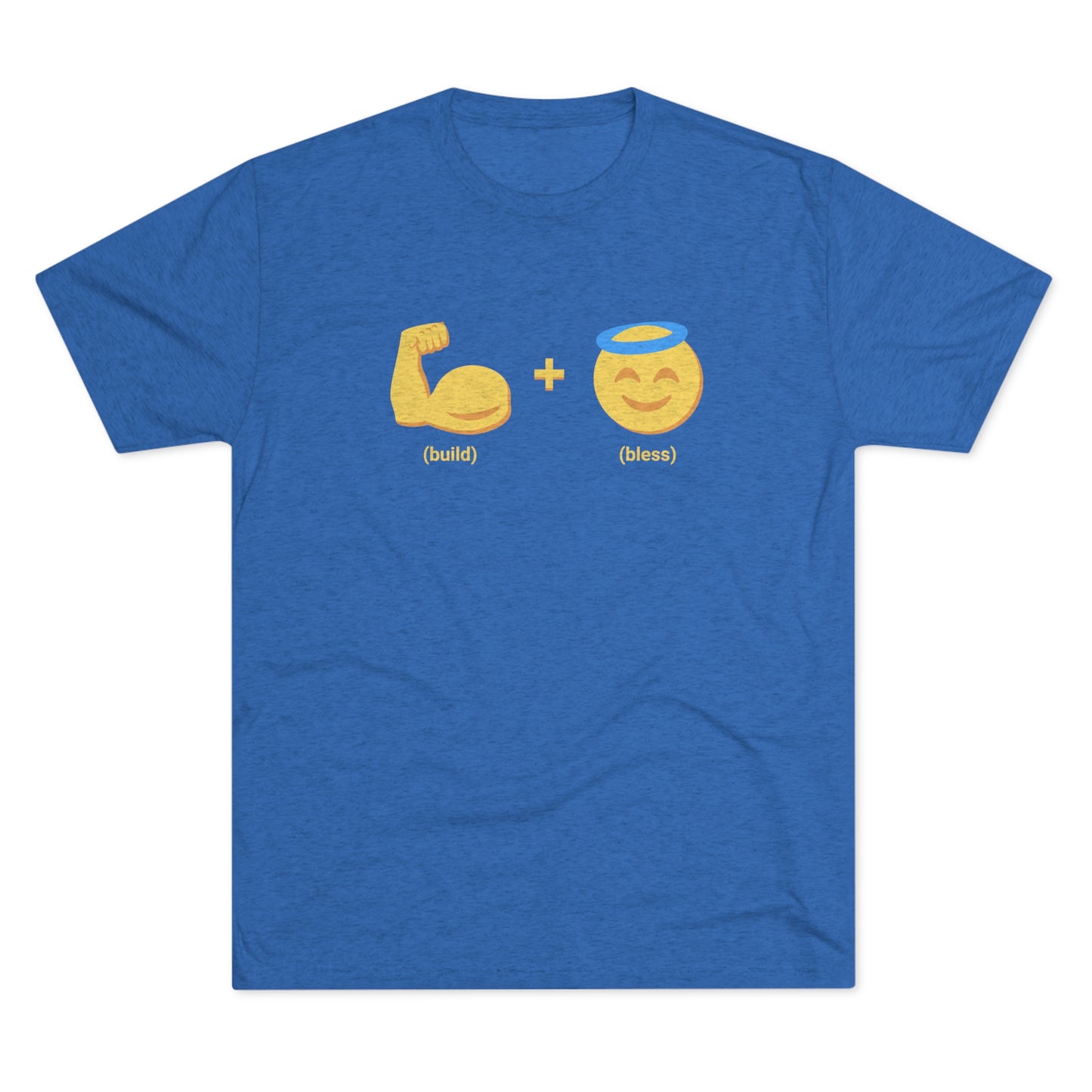 BTB Emoji - Unisex Tri-Blend Crew Tee