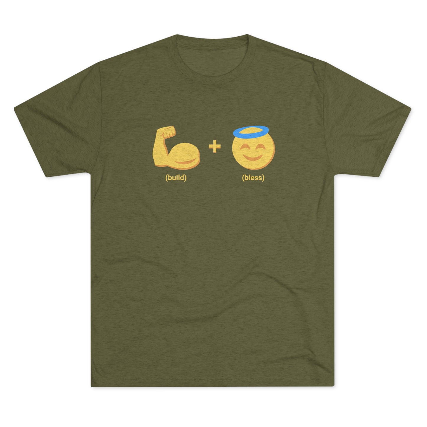 BTB Emoji - Unisex Tri-Blend Crew Tee