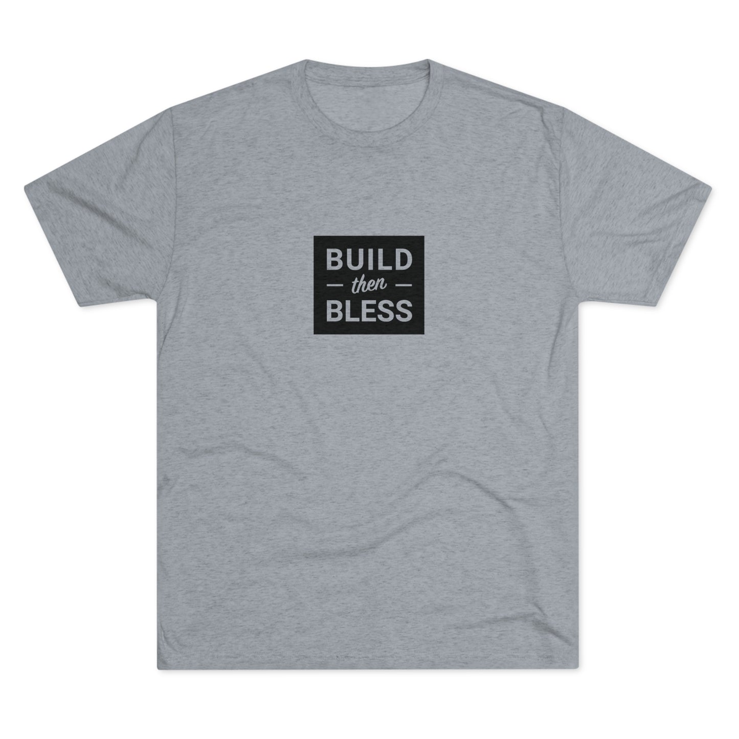 BTB Black Solid - Unisex Tri-Blend Crew Tee