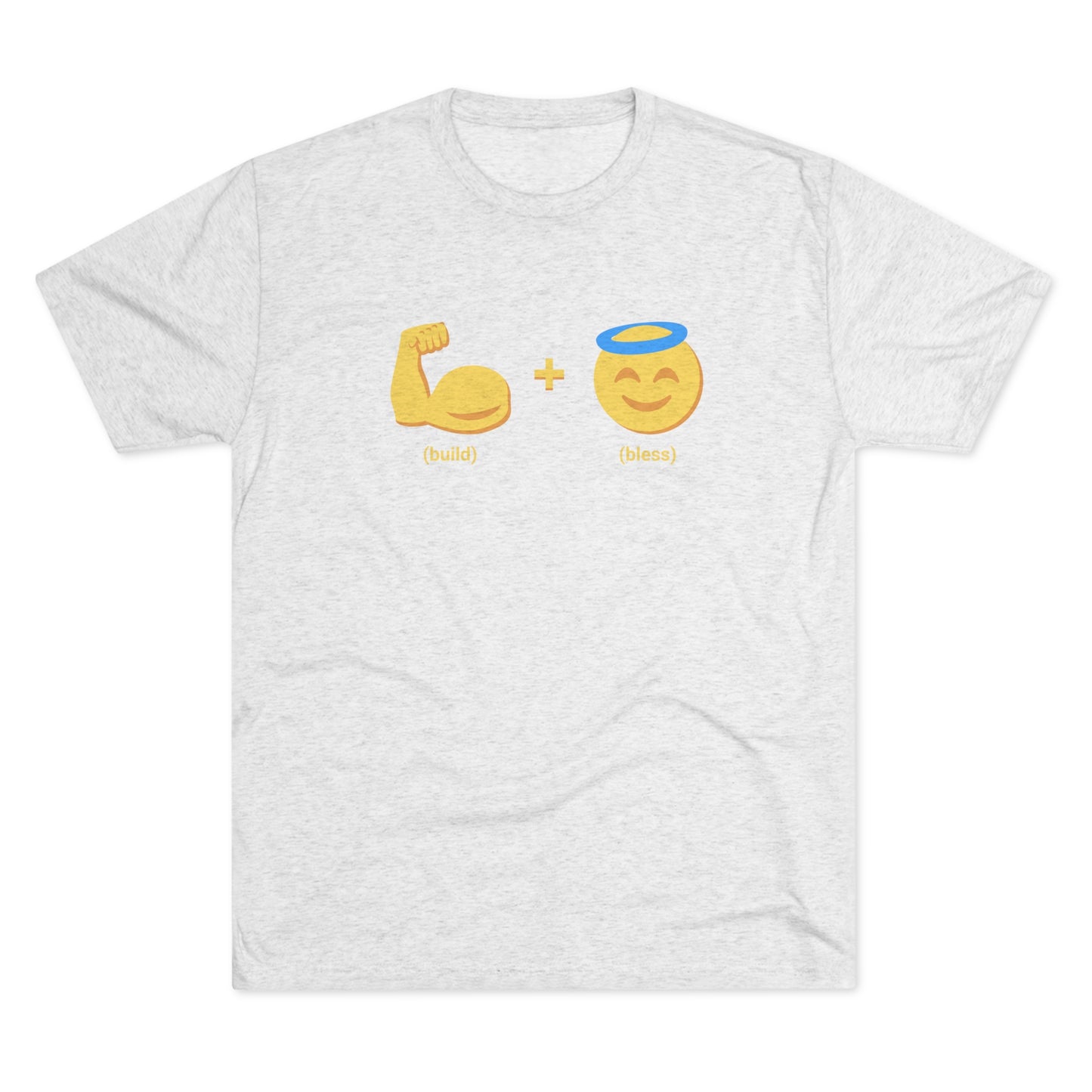 BTB Emoji - Unisex Tri-Blend Crew Tee