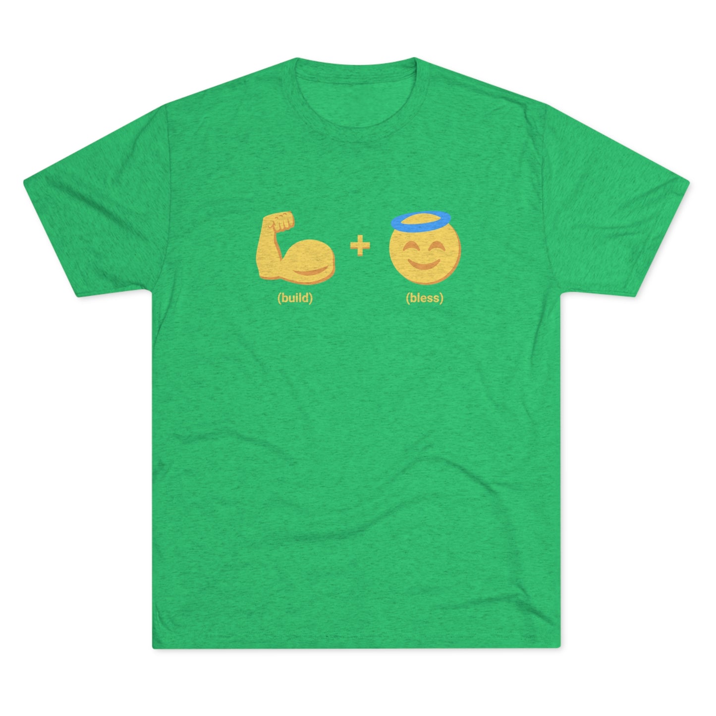 BTB Emoji - Unisex Tri-Blend Crew Tee