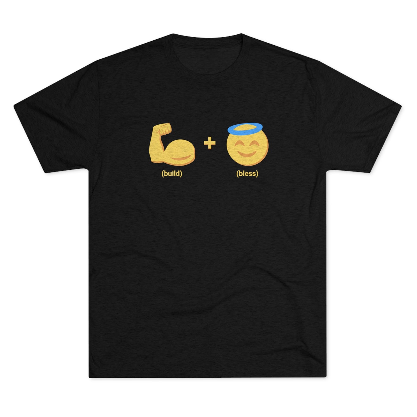 BTB Emoji - Unisex Tri-Blend Crew Tee