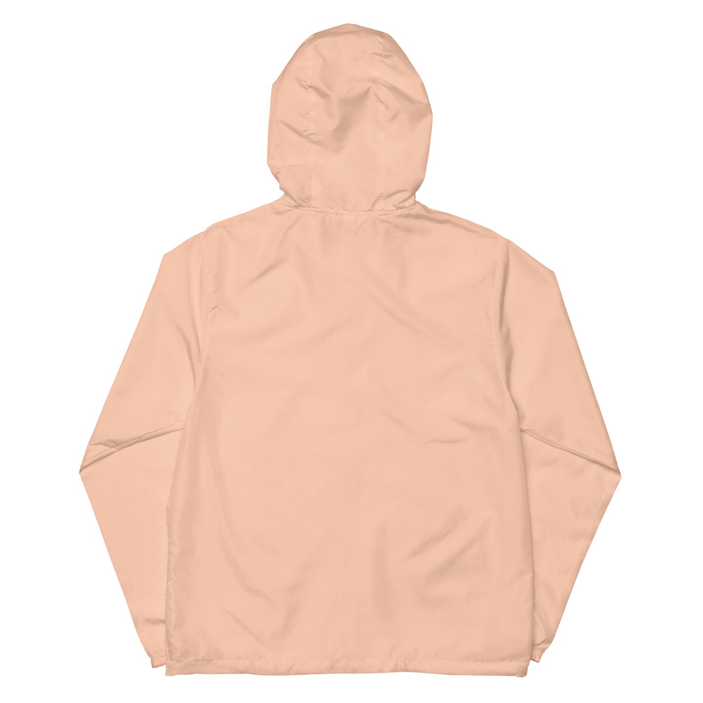 BTB Solid White - Unisex Lightweight Zip Up Windbreaker
