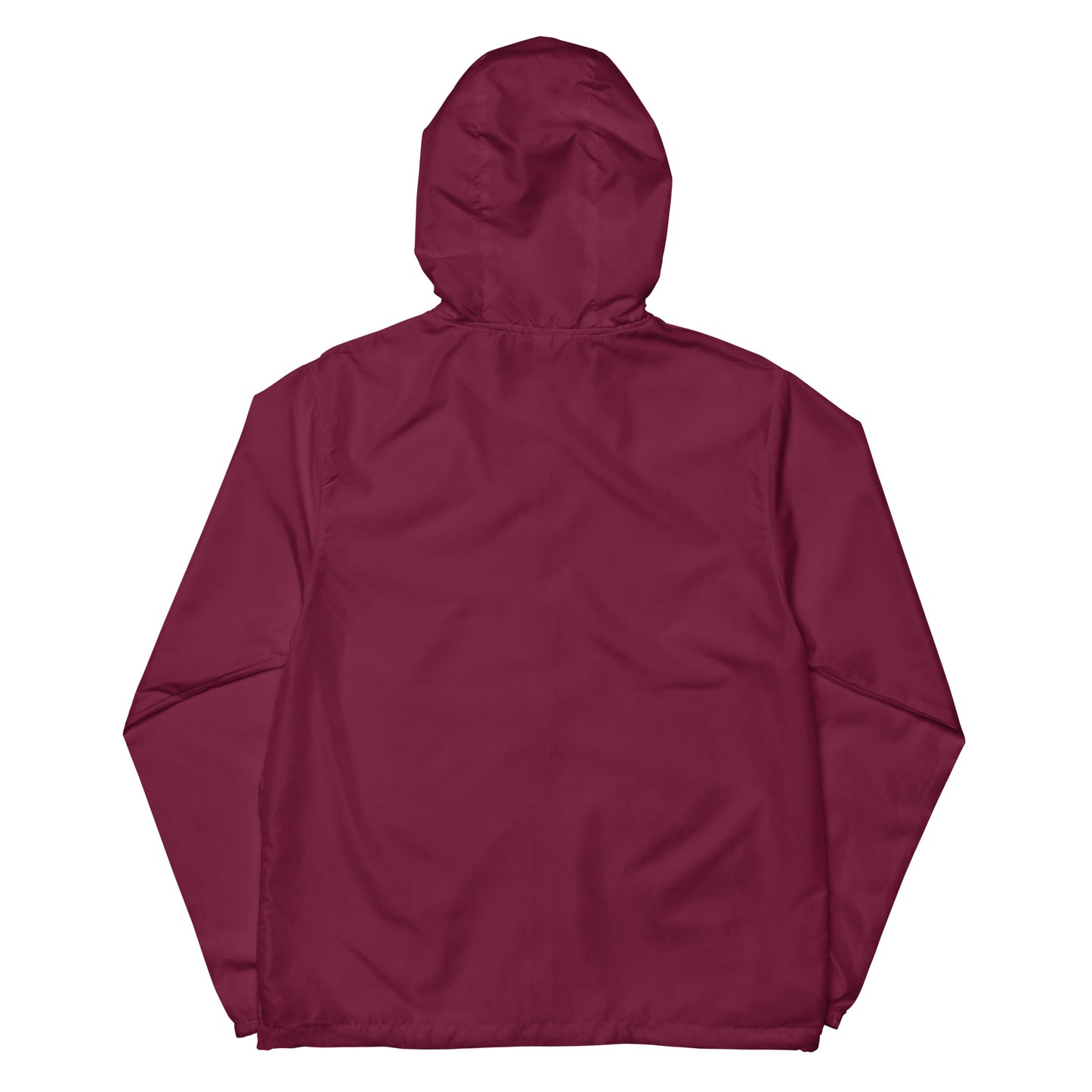 BTB Solid White - Unisex Lightweight Zip Up Windbreaker