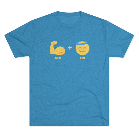 BTB Emoji - Unisex Tri-Blend Crew Tee