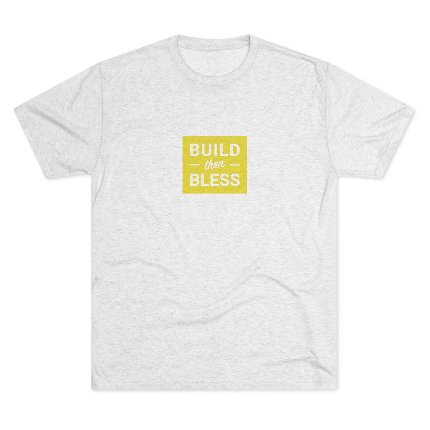 BTB Yellow Solid - Unisex Tri-Blend Crew Tee