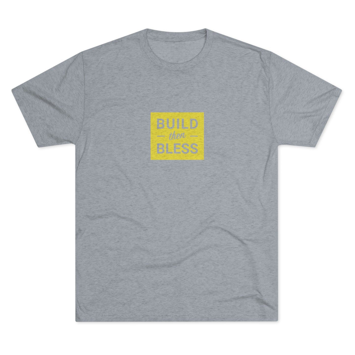 BTB Yellow Solid - Unisex Tri-Blend Crew Tee