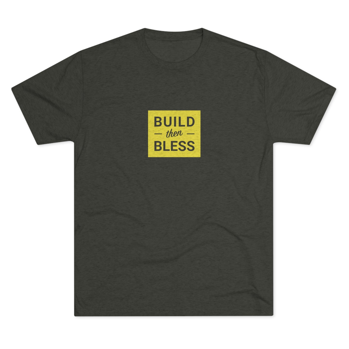 BTB Yellow Solid - Unisex Tri-Blend Crew Tee