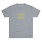 BTB Yellow Lined - Unisex Tri-Blend Crew Tee