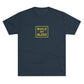 BTB Yellow Lined - Unisex Tri-Blend Crew Tee