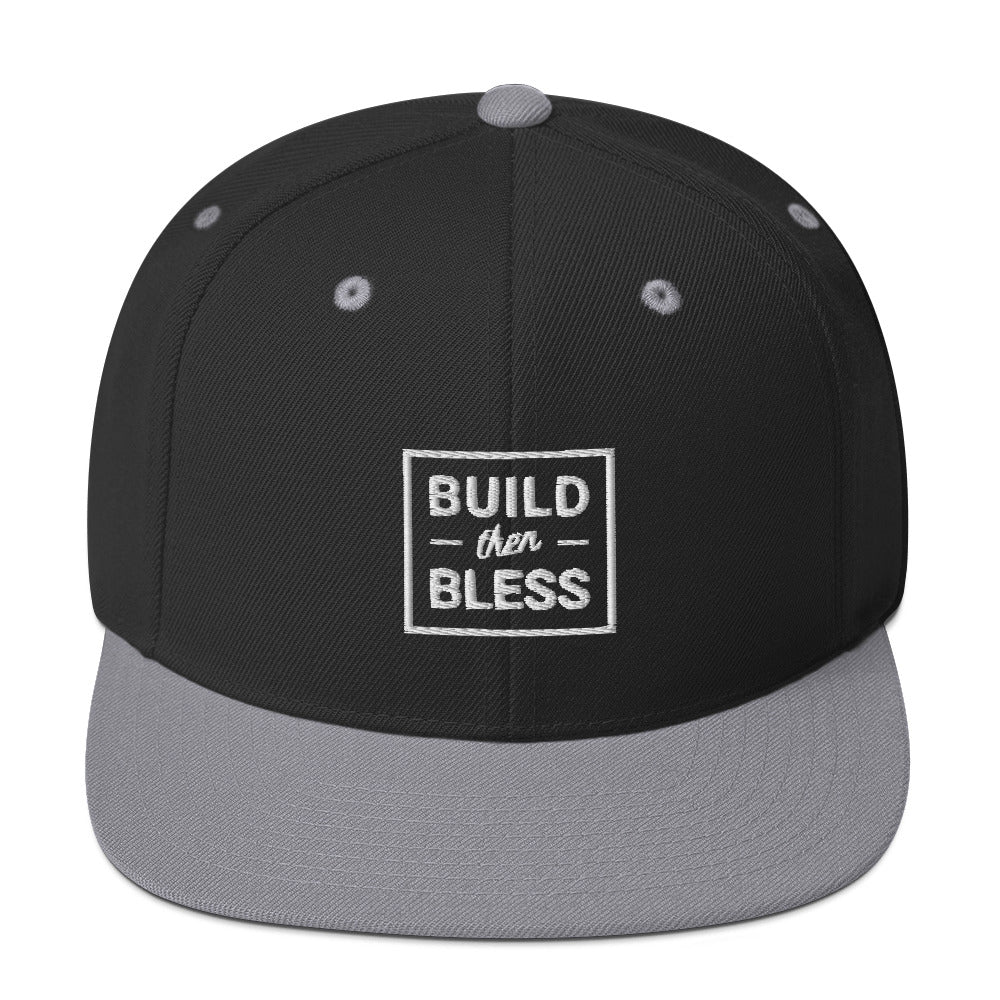 BTB Lined White - Snapback Hat