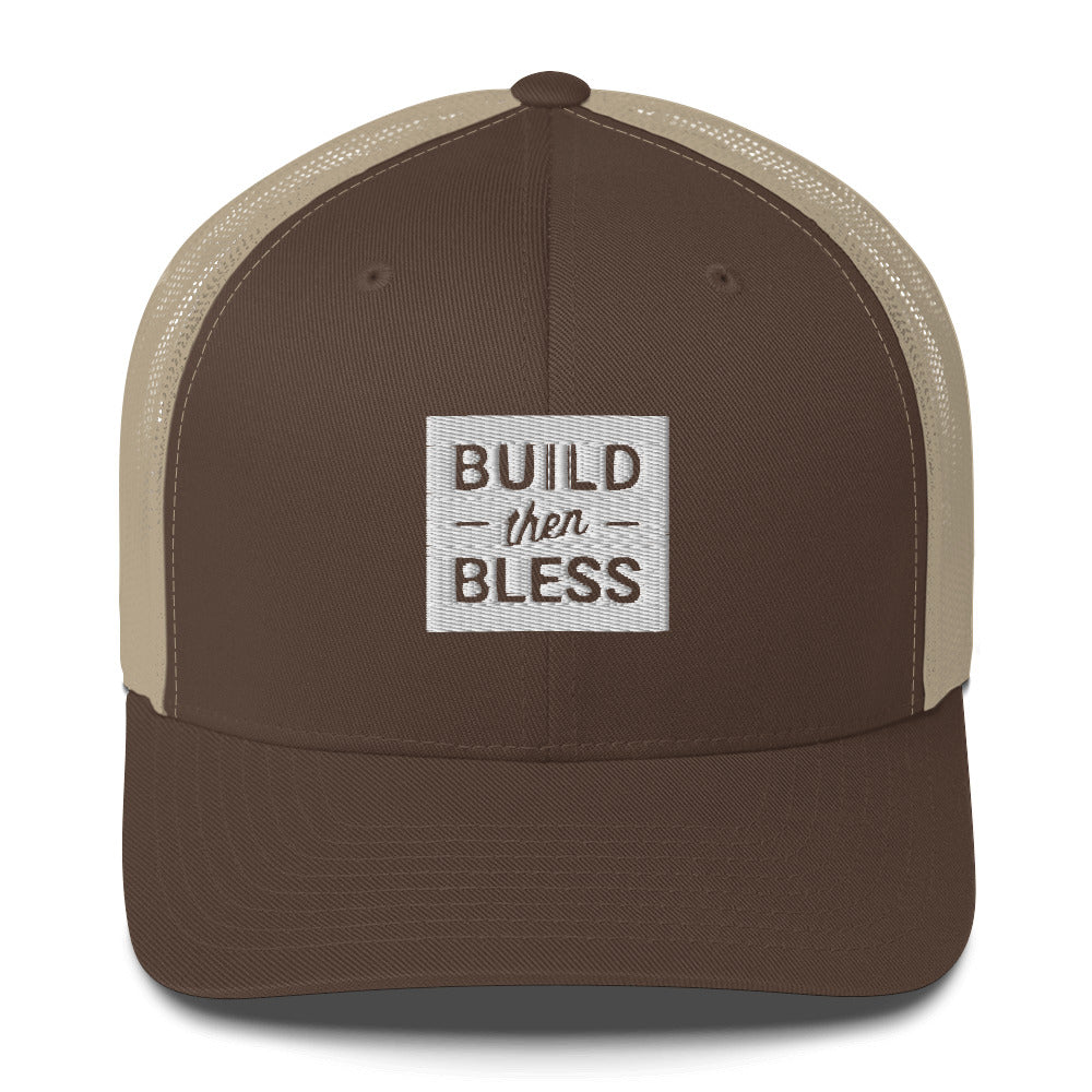 BTB Solid White - Retro Trucker Cap