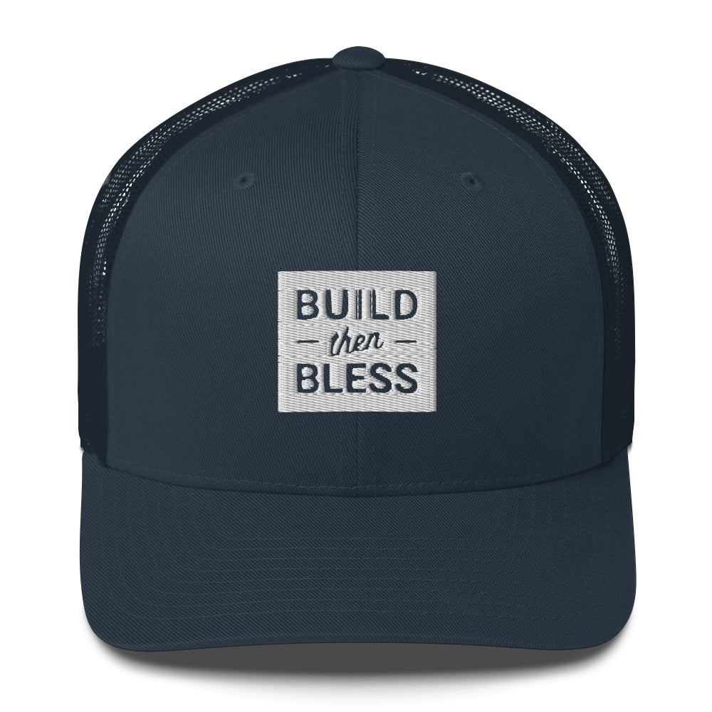 BTB Solid White - Retro Trucker Cap