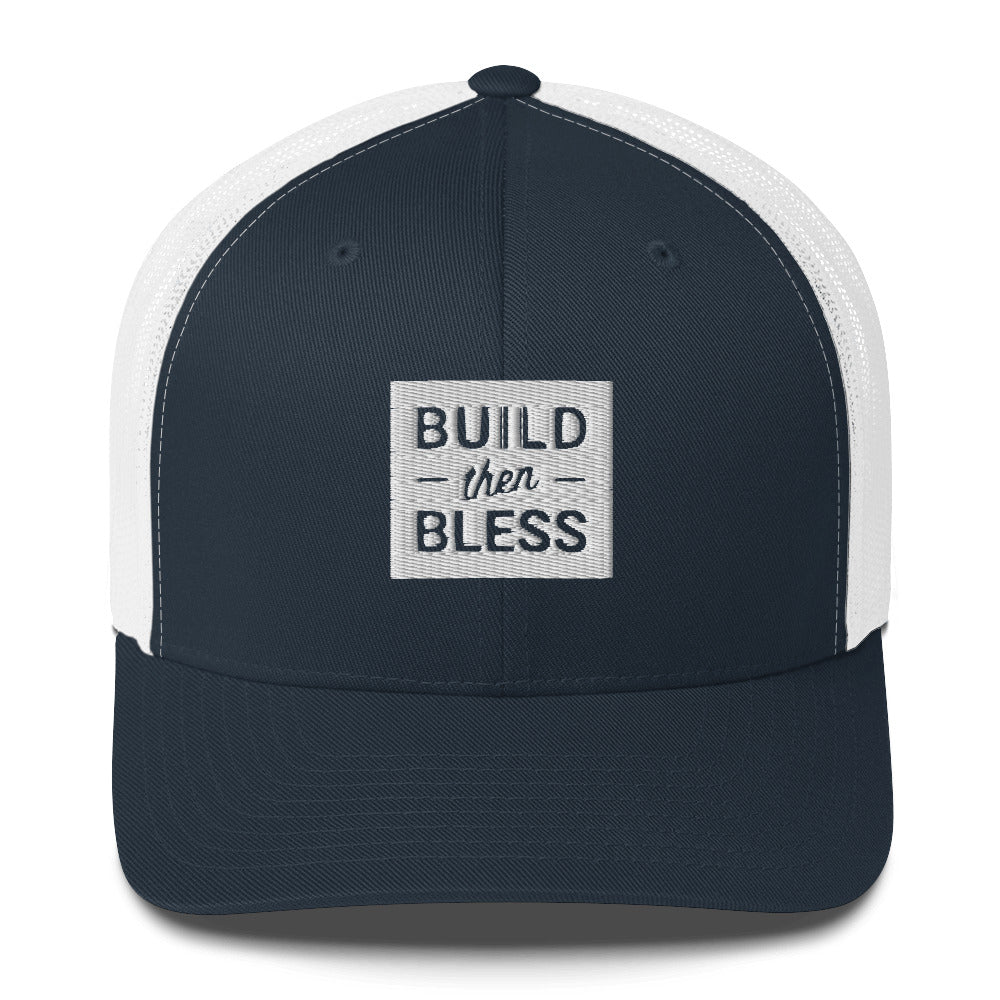 BTB Solid White - Retro Trucker Cap