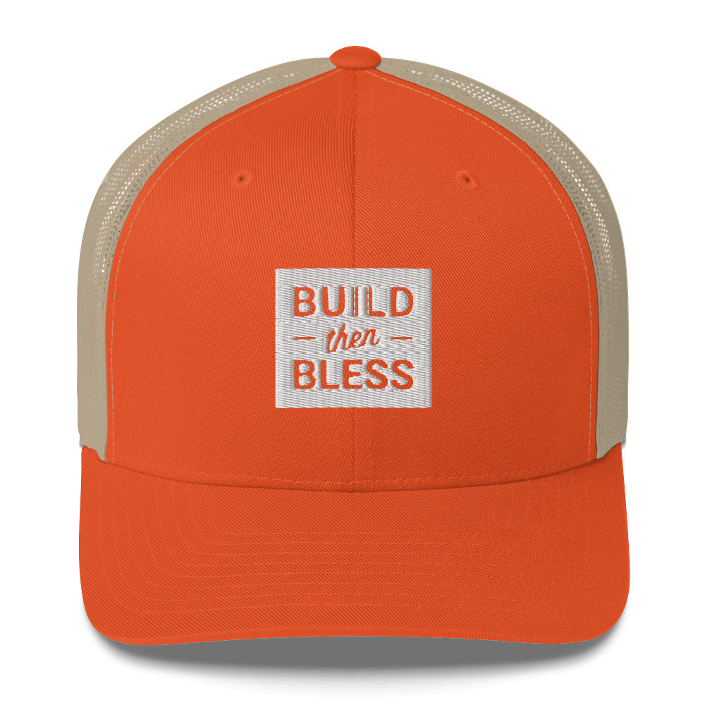 BTB Solid White - Retro Trucker Cap